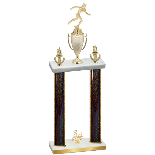 Double Black Glacier Third Place Running Trophy
