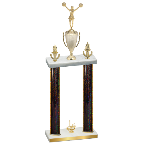 Double Black Glacier First Place Cheerleading Trophy