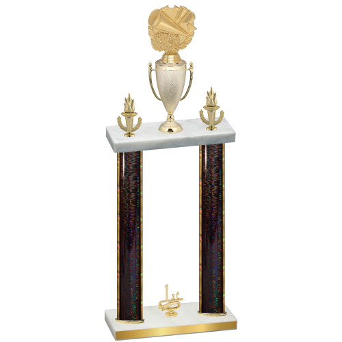 Double Black Glacier First Place Cheerleading Trophy