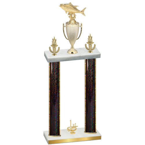 Double Black Glacier First Place Fishing Trophy