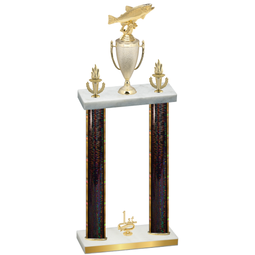 Double Black Glacier First Place Fishing Trophy