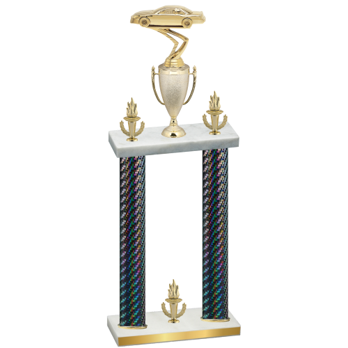 Double Black Carbon Fiber Victory Cars Trophy
