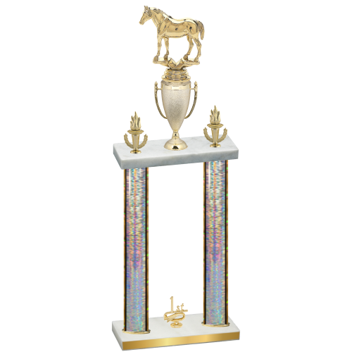 Double Silver Glacier First Place Horses Trophy