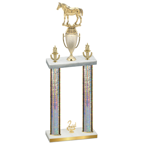 Double Silver Glacier Second Place Horses Trophy