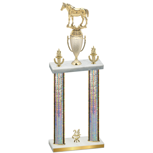Double Silver Glacier Year Horses Trophy