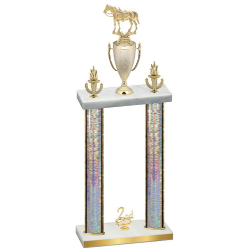 Double Silver Glacier Second Place Horses Trophy