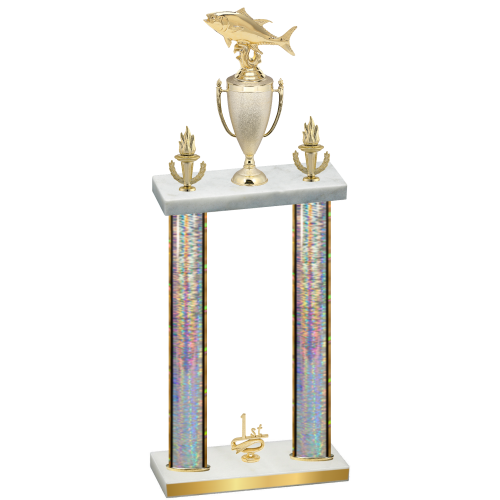 Double Silver Glacier First Place Fishing Trophy