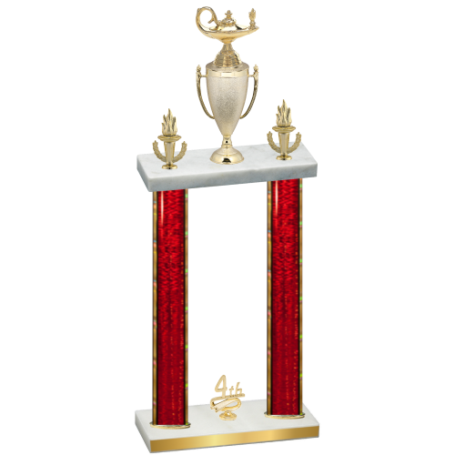 Double Red Glacier Fourth Place Academics Trophy