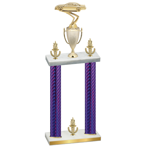 Double Purple Carbon Fiber Victory Cars Trophy