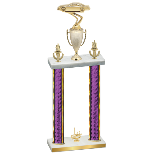 Double Purple Glacier First Place Cars Trophy