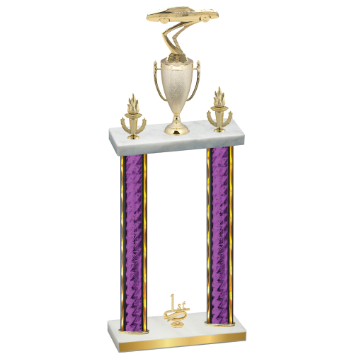 Double Purple Glacier First Place Cars Trophy