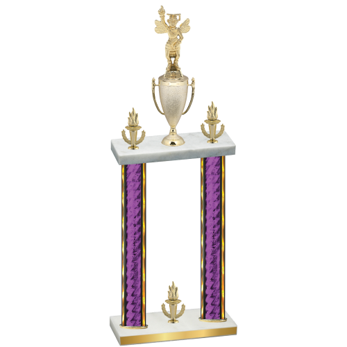 Double Purple Glacier Victory Academics Trophy