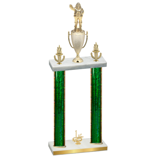 Double Green Glacier First Place Holiday Trophy