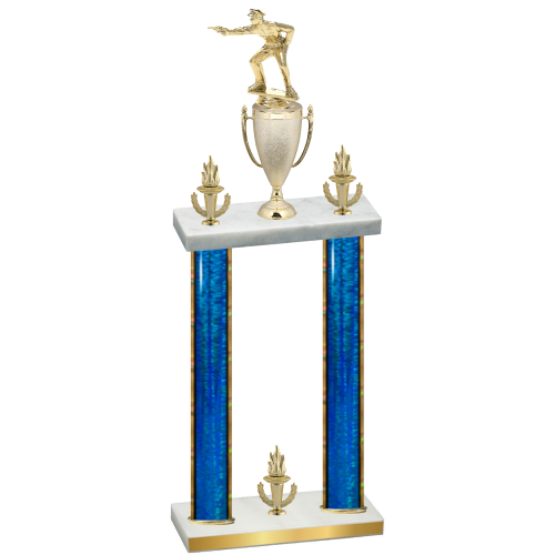 Double Blue Glacier Victory Shooter Trophy