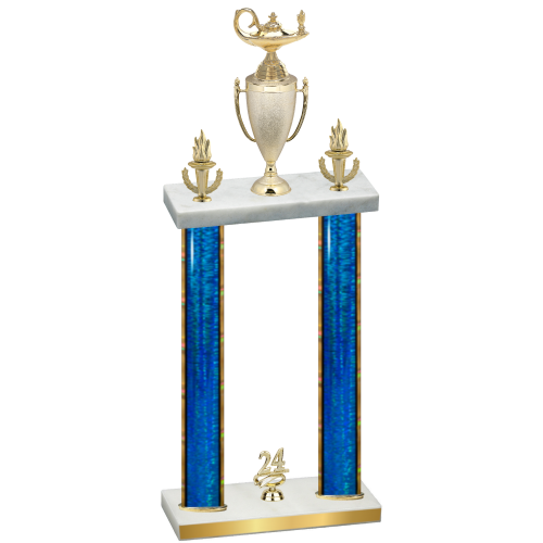 Double Blue Glacier Year Academics Trophy