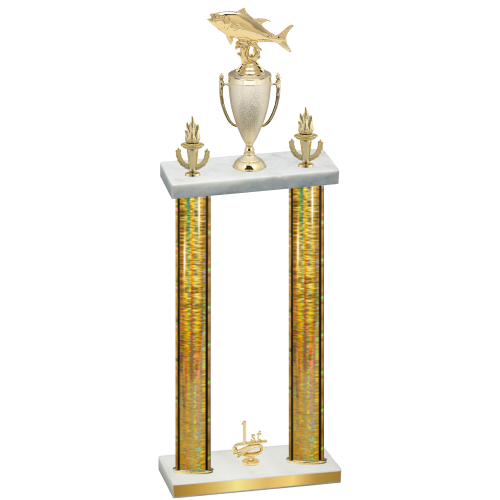 Double Gold Glacier First Place Fishing Trophy