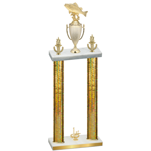 Double Gold Glacier First Place Fishing Trophy