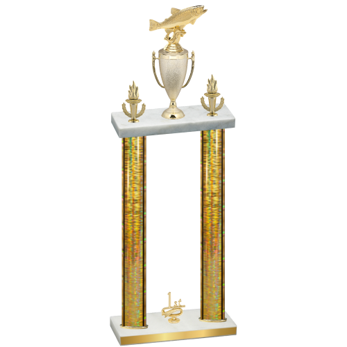 Double Gold Glacier First Place Fishing Trophy