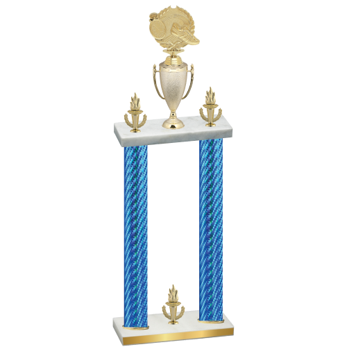 Double Blue Carbon Fiber Victory Running Trophy