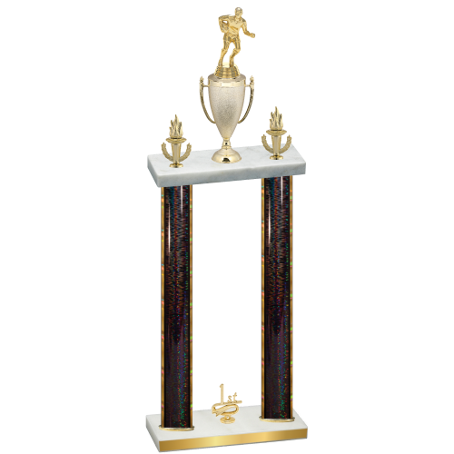 Double Black Glacier First Place Rugby Trophy