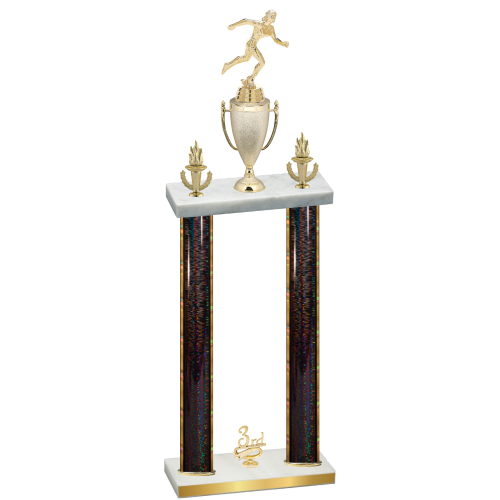 Double Black Glacier Third Place Running Trophy