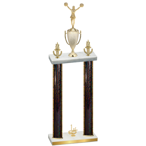 Double Black Glacier First Place Cheerleading Trophy
