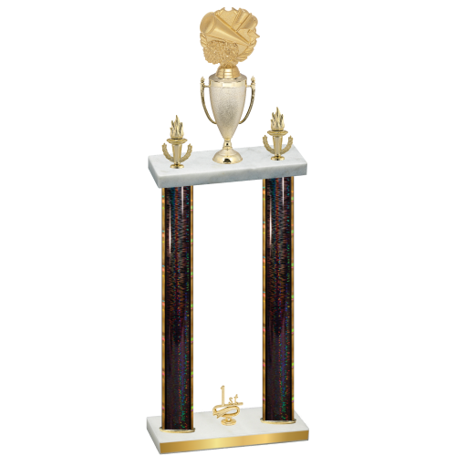 Double Black Glacier First Place Cheerleading Trophy
