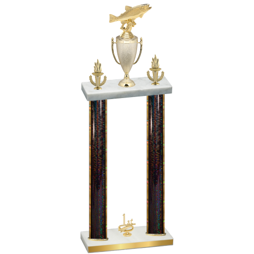 Double Black Glacier First Place Fishing Trophy