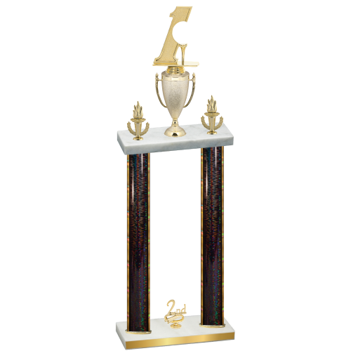 Double Black Glacier Second Place Golf Trophy