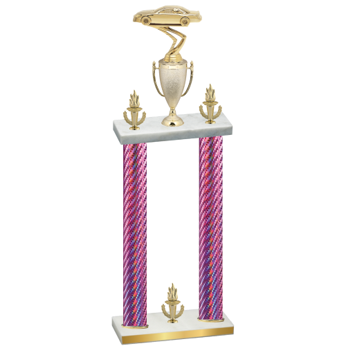 Double Pink Carbon Fiber Victory Cars Trophy