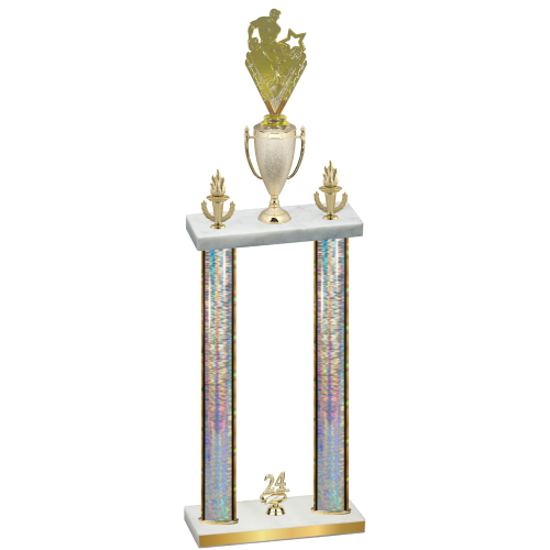 Double Silver Glacier Year Rugby Trophy