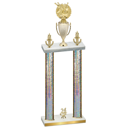Double Silver Glacier Year Bowling Trophy