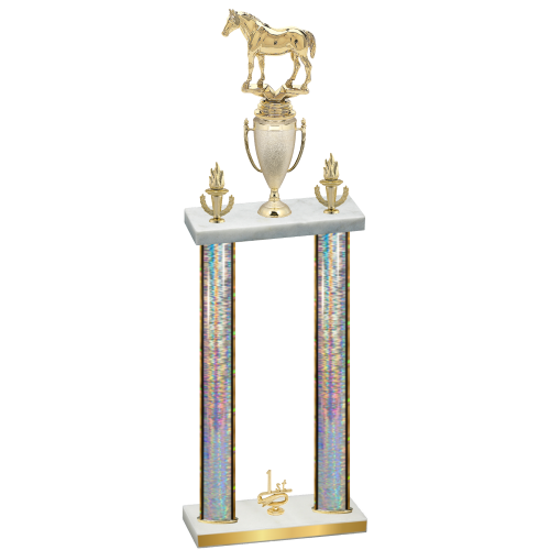 Double Silver Glacier First Place Horses Trophy