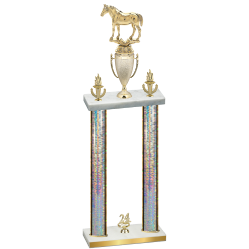 Double Silver Glacier Year Horses Trophy