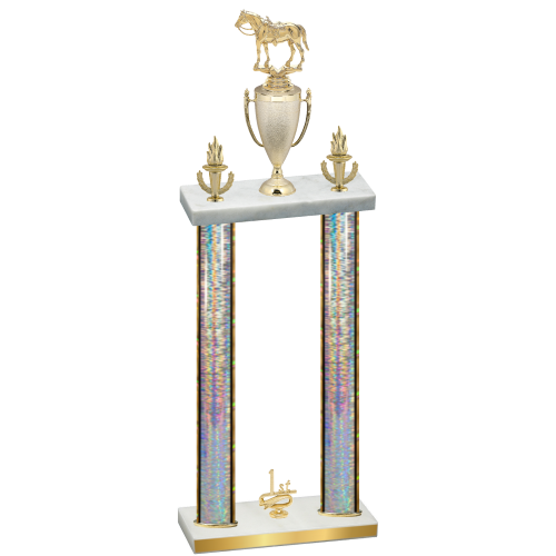 Double Silver Glacier First Place Horses Trophy