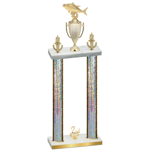 Double Silver Glacier Second Place Fishing Trophy