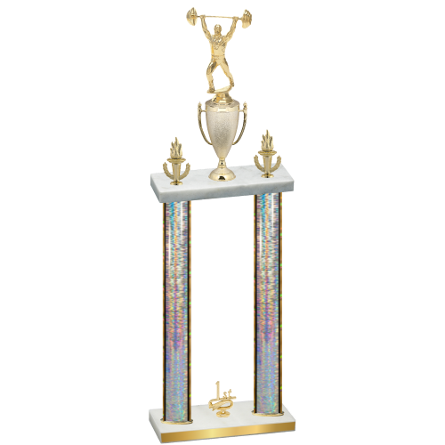 Double Silver Glacier First Place Weights Trophy