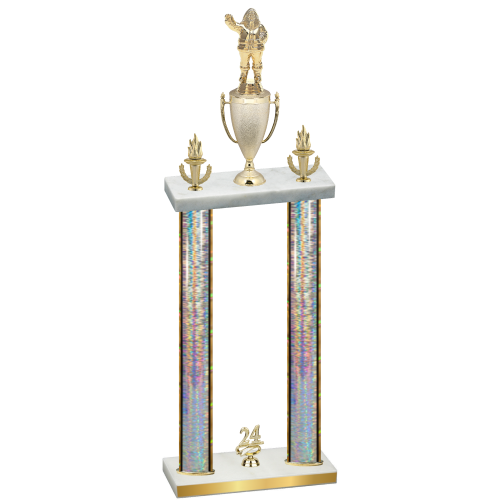 Double Silver Glacier Year Holiday Trophy