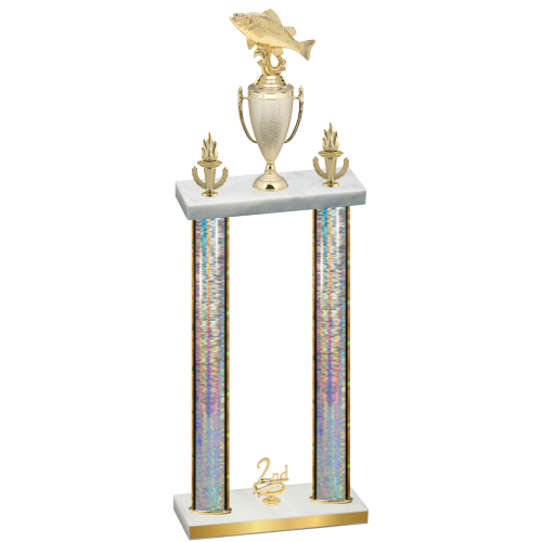 Double Silver Glacier Second Place Fishing Trophy