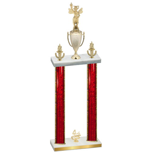 Double Red Glacier Fourth Place Academics Trophy