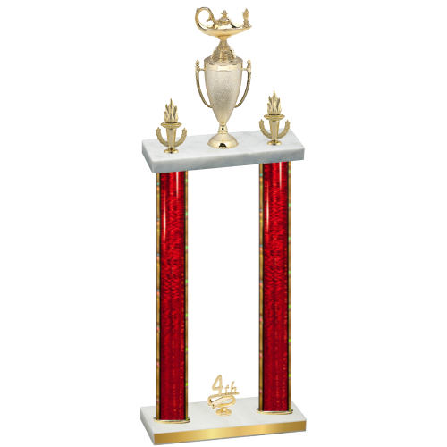 Double Red Glacier Fourth Place Academics Trophy