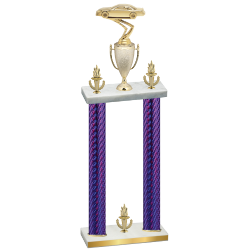Double Purple Carbon Fiber Victory Cars Trophy