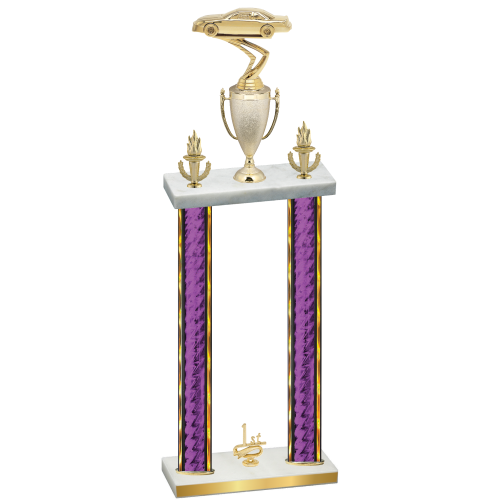 Double Purple Glacier First Place Cars Trophy