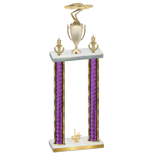 Double Purple Glacier First Place Cars Trophy