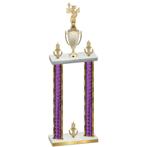Double Purple Glacier Victory Academics Trophy