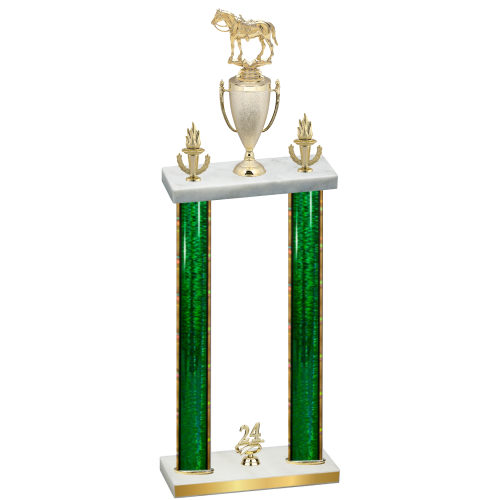 Double Green Glacier Year Horses Trophy