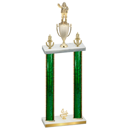 Double Green Glacier Fourth Place Holiday Trophy