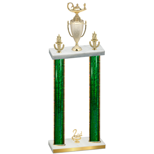 Double Green Glacier Second Place Academics Trophy