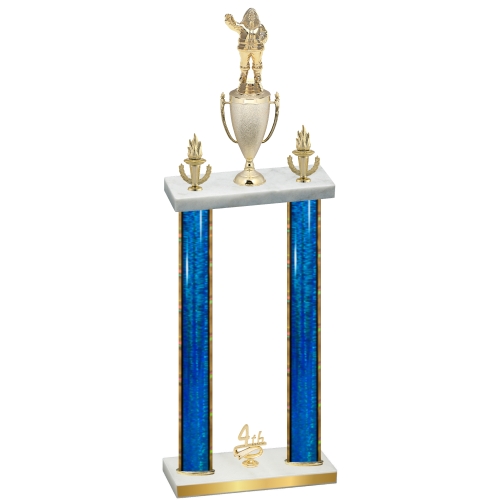 Double Blue Glacier Fourth Place Holiday Trophy