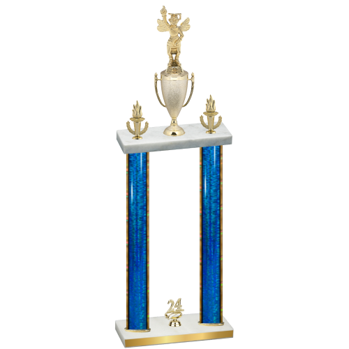 Double Blue Glacier Year Academics Trophy